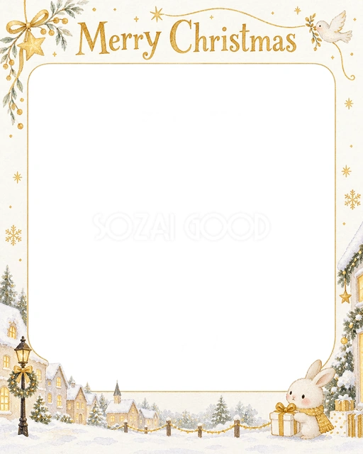 小さな贈り物のクリスマスイラスト