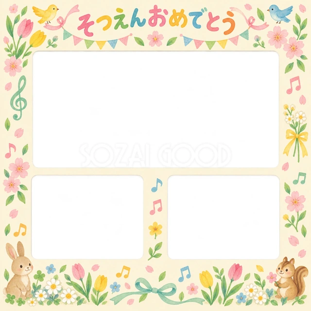 みんなの思い出の卒園・卒業イラスト