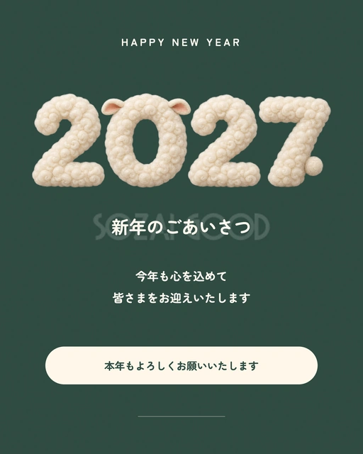 お店からの迎春カード