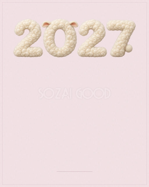 ローズの新年挨拶（文字なし）
