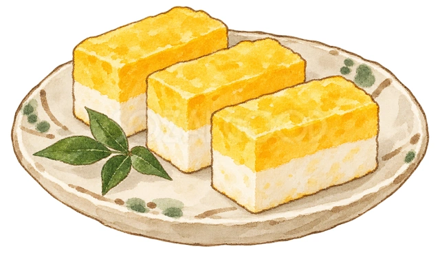 錦卵の水彩イラスト