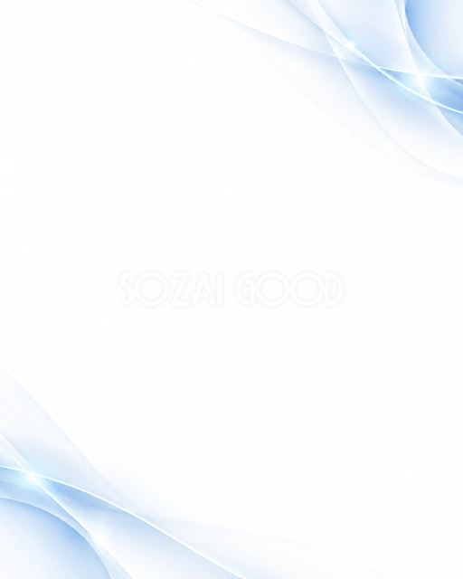 青い曲線と光・縦長の背景