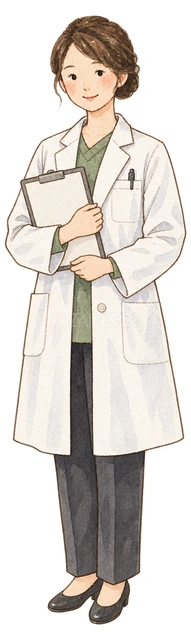 薬剤師のご挨拶の水彩イラスト