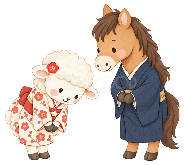 羊から馬へありがとう