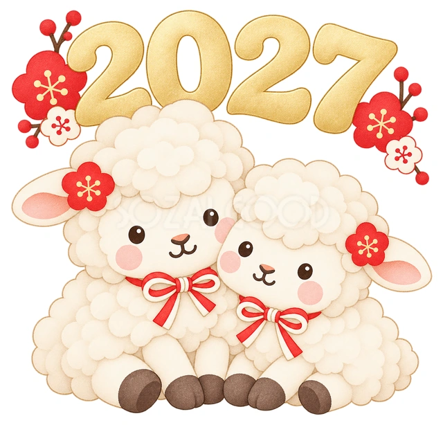 2027と羊夫婦