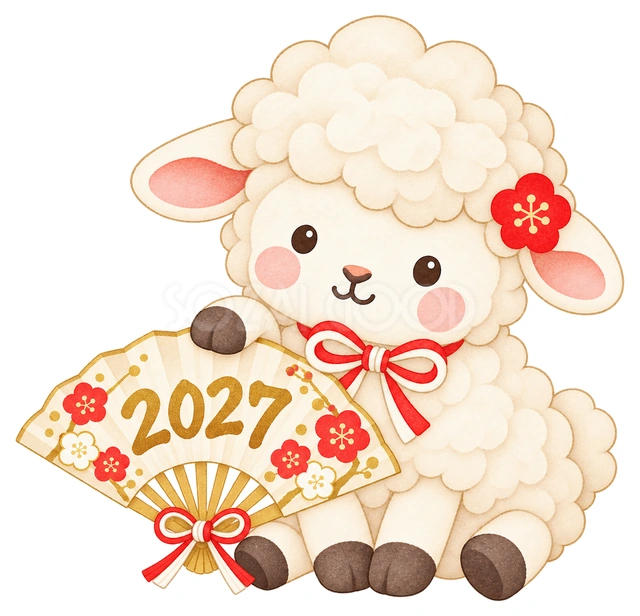 2027と扇の羊