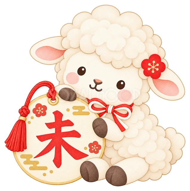 丸札の未と羊