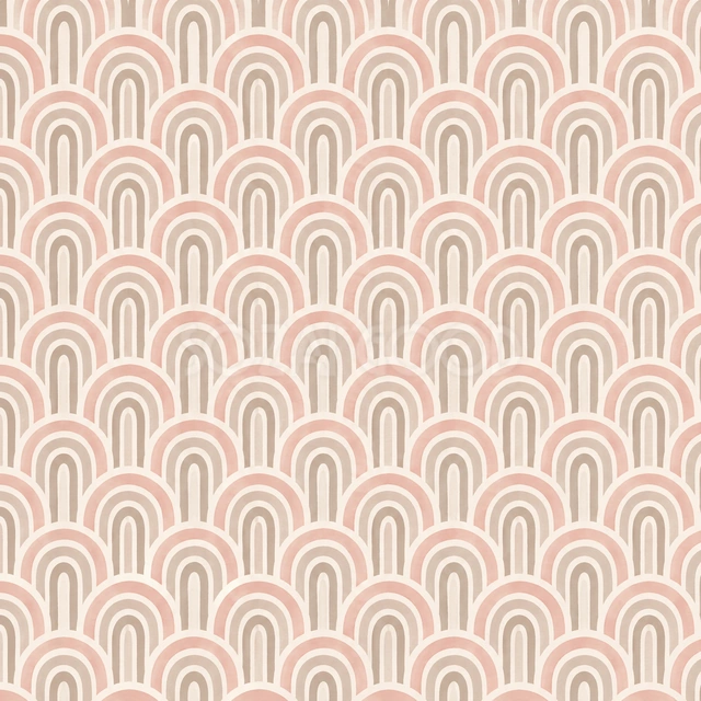 アーチ柄・正方形の背景です