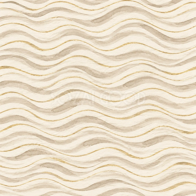 手描きの波線模様・正方形の背景です