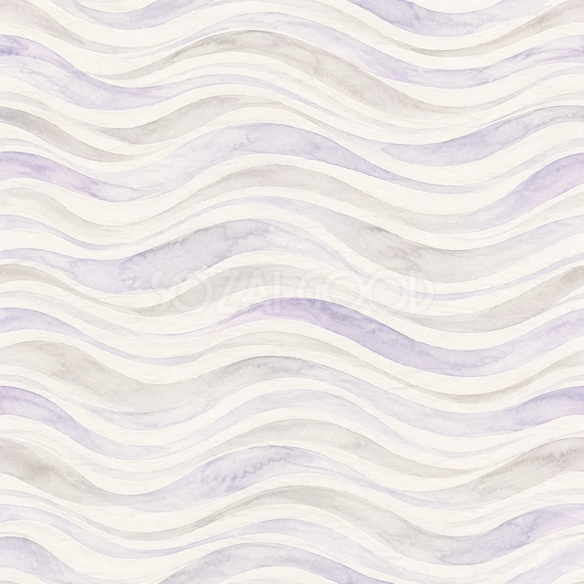 手描きの波線模様・正方形の背景です