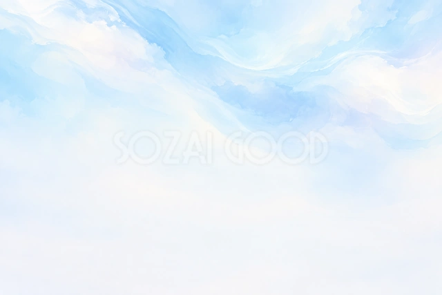 空色と白のやわらかな光・上側に淡い色を添えるの横長背景です