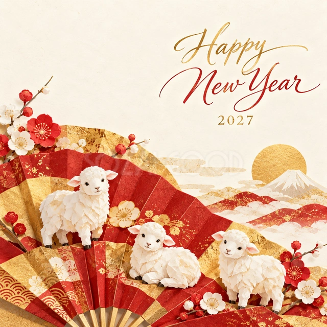 祝い扇の丘（文字あり）