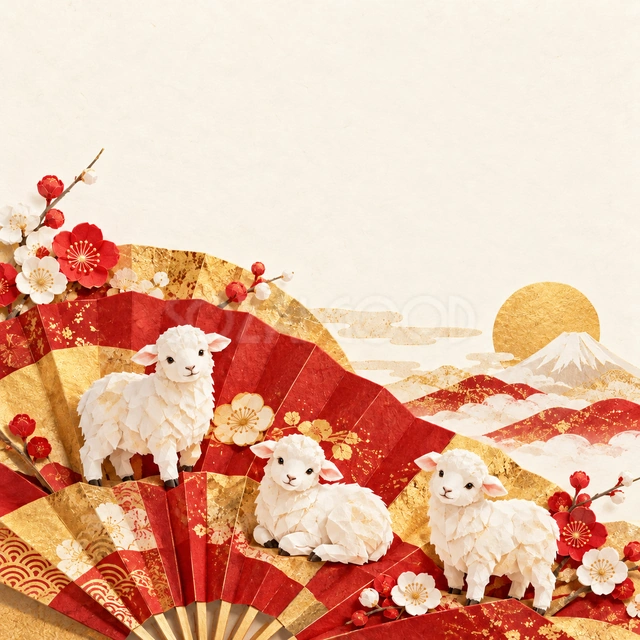 祝い扇の丘（文字なし）