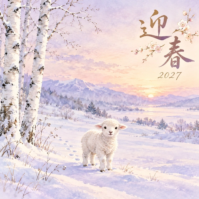 白樺の小径（文字あり）