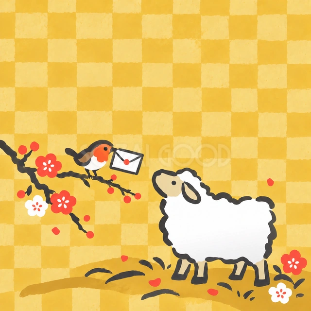 小鳥からのお手紙（文字なし）