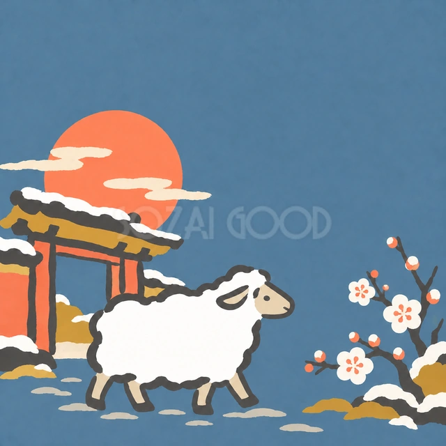 木の門のむこうへ（文字なし）