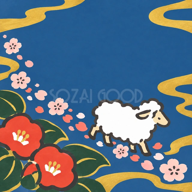 花びらの道をたどって（文字なし）