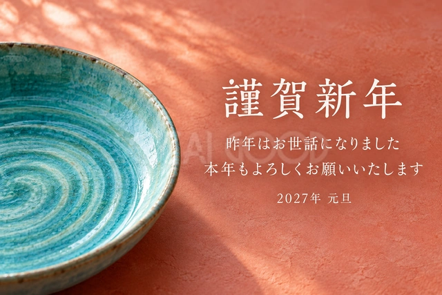 波紋の器（文字あり）