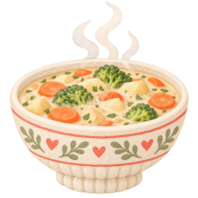 温かなシチューの挿絵