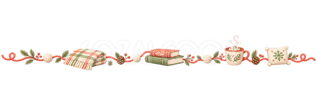 ひざ掛けと読書の冬ライン