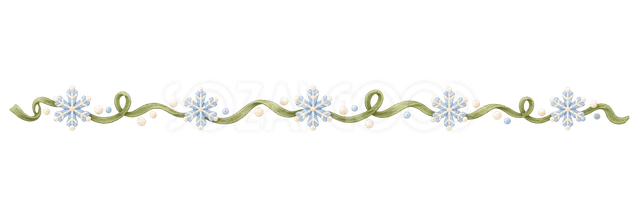雪とリボンの冬ライン