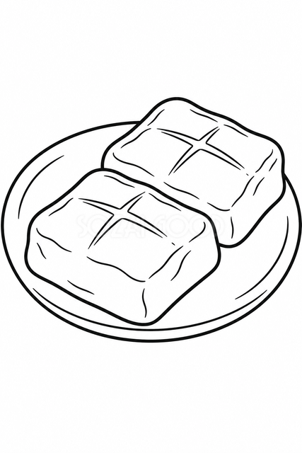 おもちの塗り絵