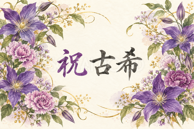 祝 古希