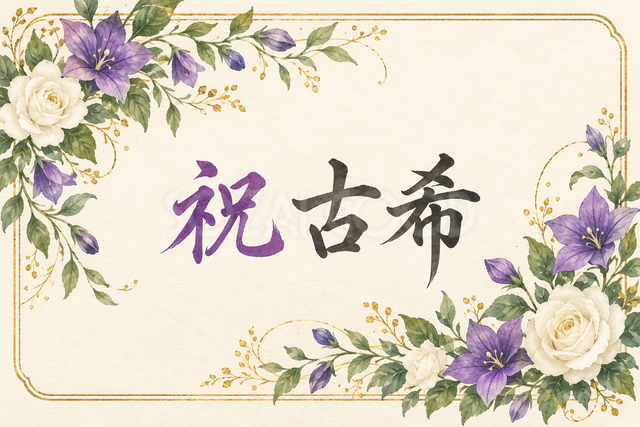 祝 古希
