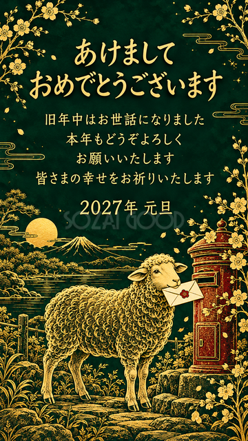 手紙を届ける羊