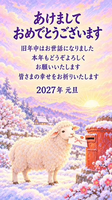 手紙を届ける羊