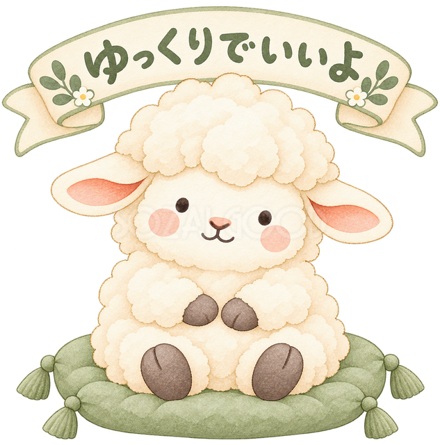 ゆっくりでいいよの羊