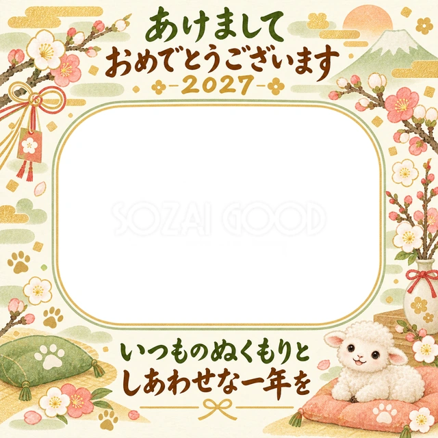 ひだまりのリビングの水彩イラスト