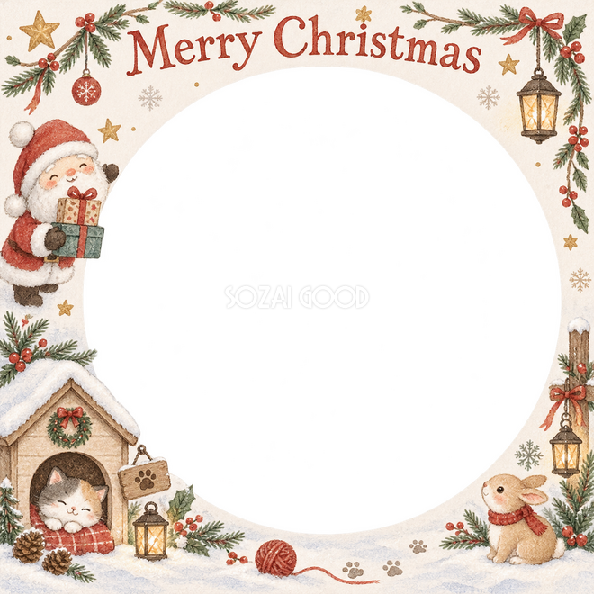 小さなペットハウスのクリスマス枠