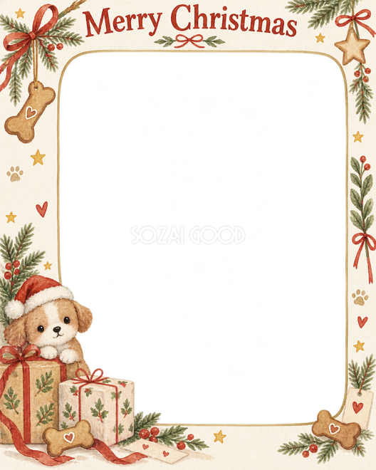骨形クッキーのクリスマス枠