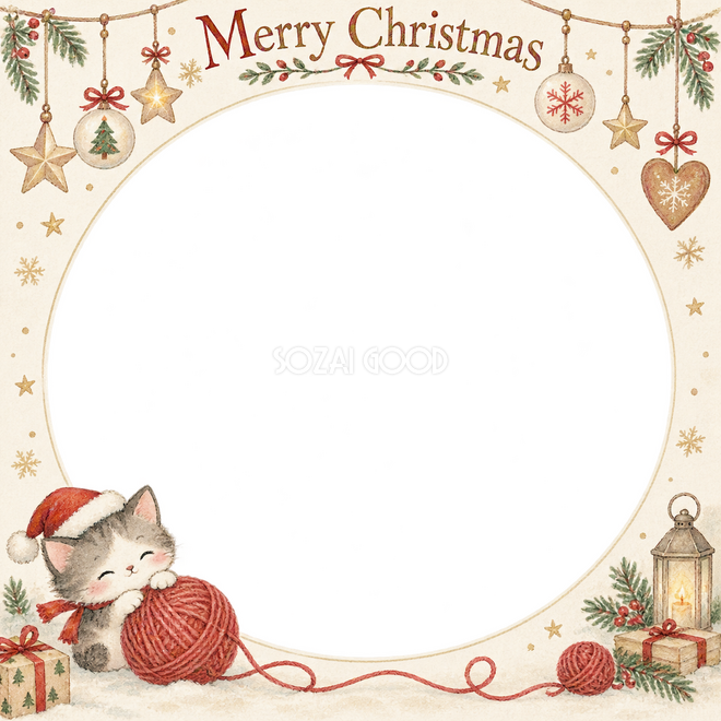 ねこの毛糸玉のクリスマス枠