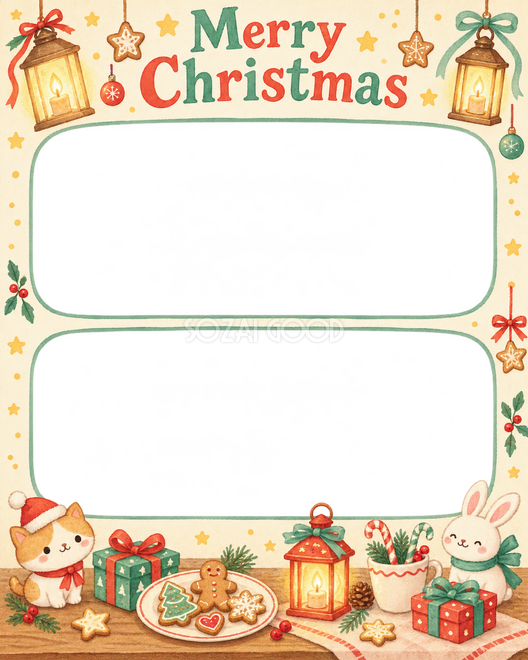 ひかるランタンのクリスマス枠 ひかるランタンのクリスマス枠