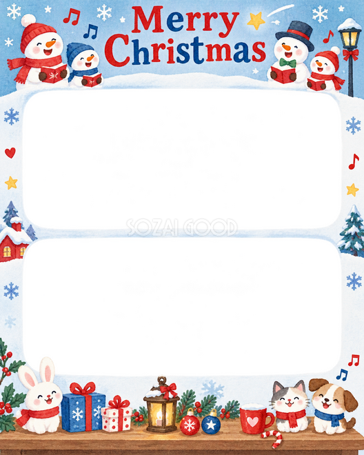 雪だるまの合唱のクリスマス枠