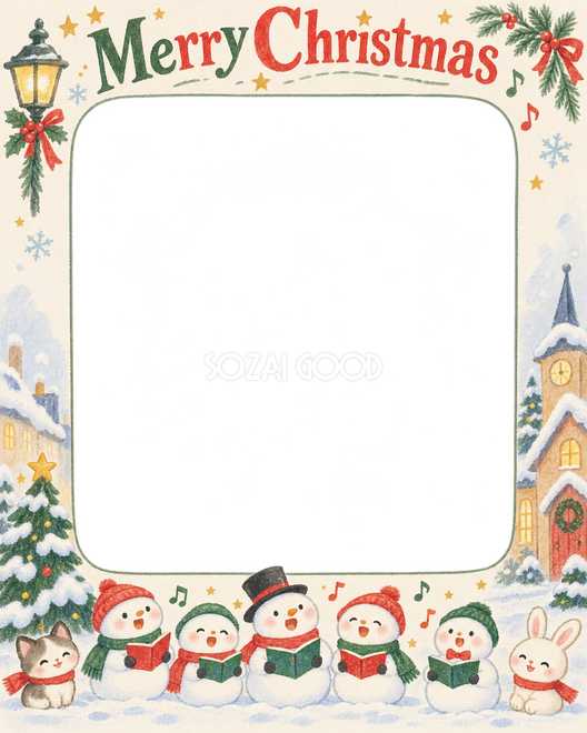 雪だるまの合唱のクリスマス枠