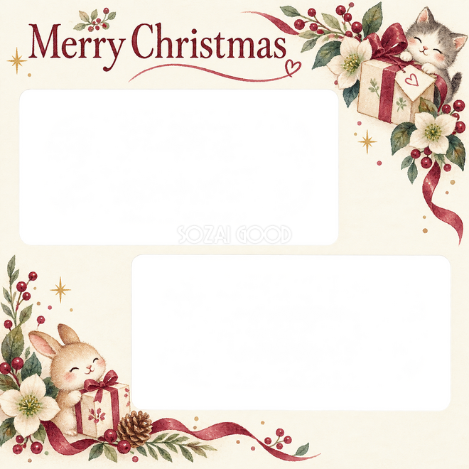 小さな贈り物のクリスマス枠 小さな贈り物のクリスマス枠