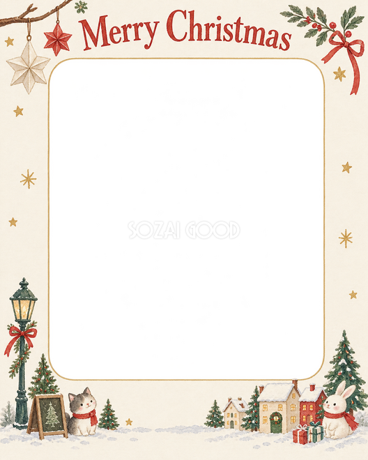 紙のオーナメントのクリスマス枠 紙のオーナメントのクリスマス枠