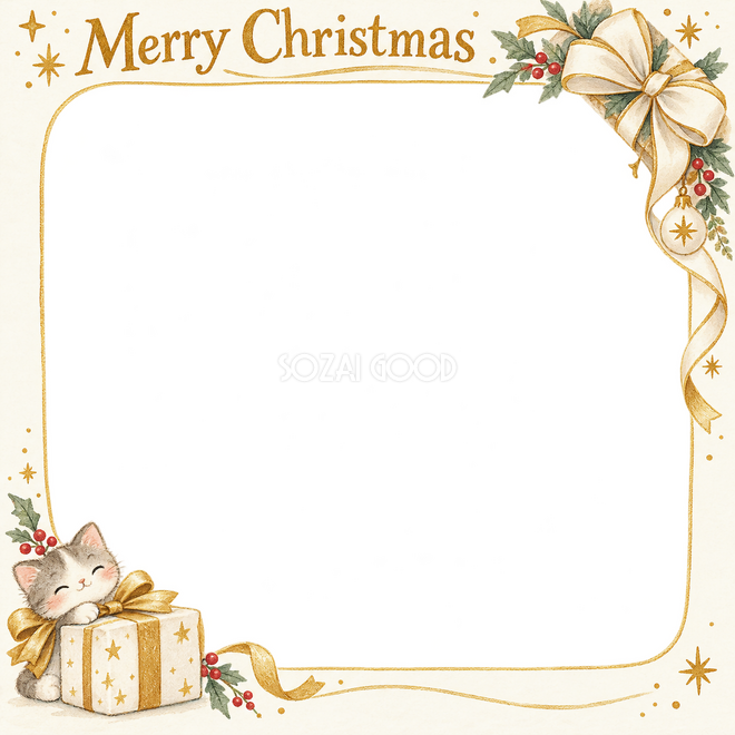 贈り物の結び目のクリスマス枠 贈り物の結び目のクリスマス枠