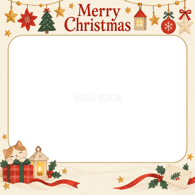 あたたかな灯りのクリスマス枠