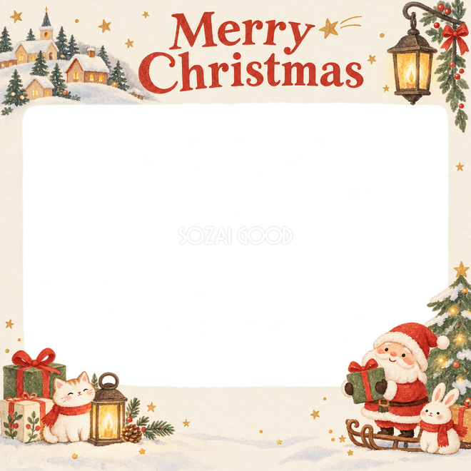 あたたかな灯りのクリスマス枠