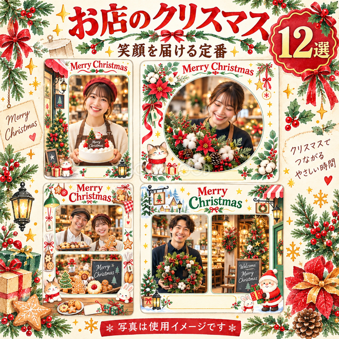 笑顔を届ける定番のクリスマス写真フレーム12選 笑顔を届ける定番のクリスマス写真フレーム12選