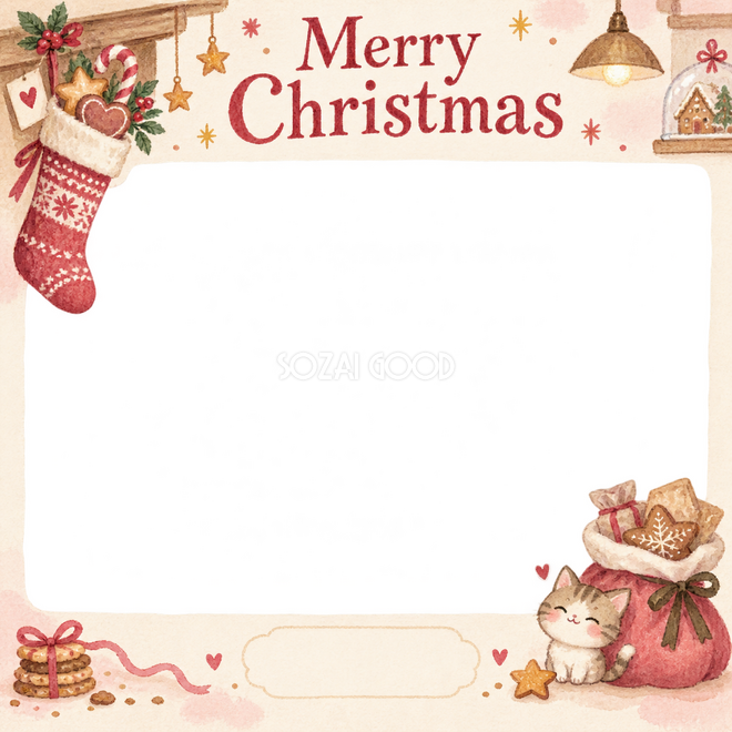 くつしたと袋のクリスマス枠