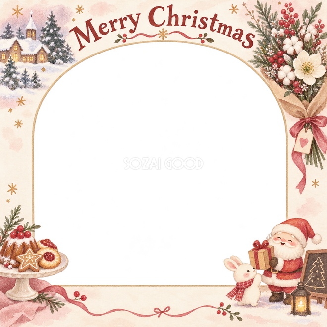 冬の花束のクリスマス枠
