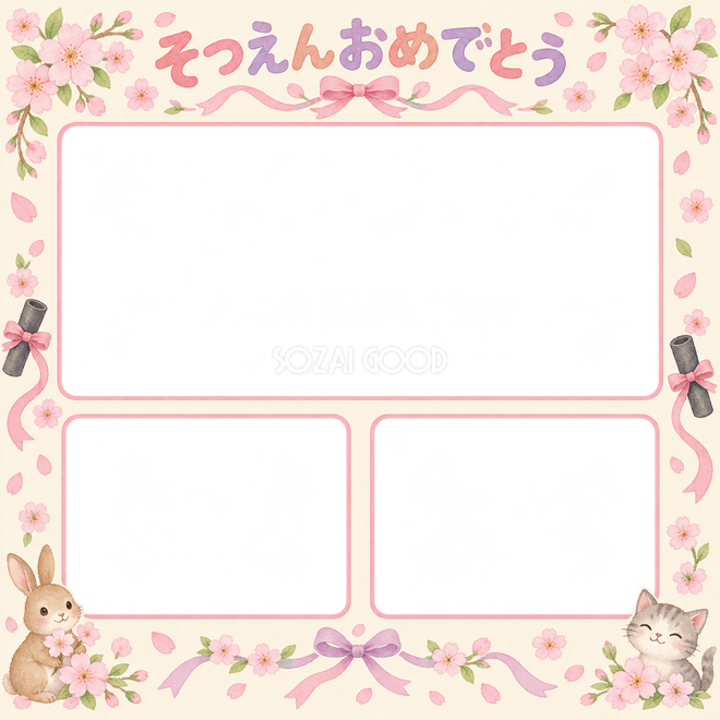 みんなの思い出の卒園・卒業枠