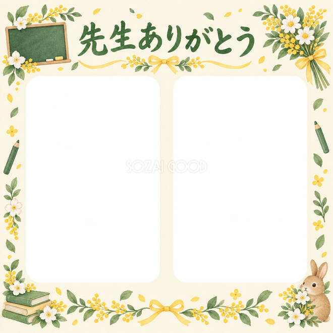 ふたつの思い出の卒園・卒業枠