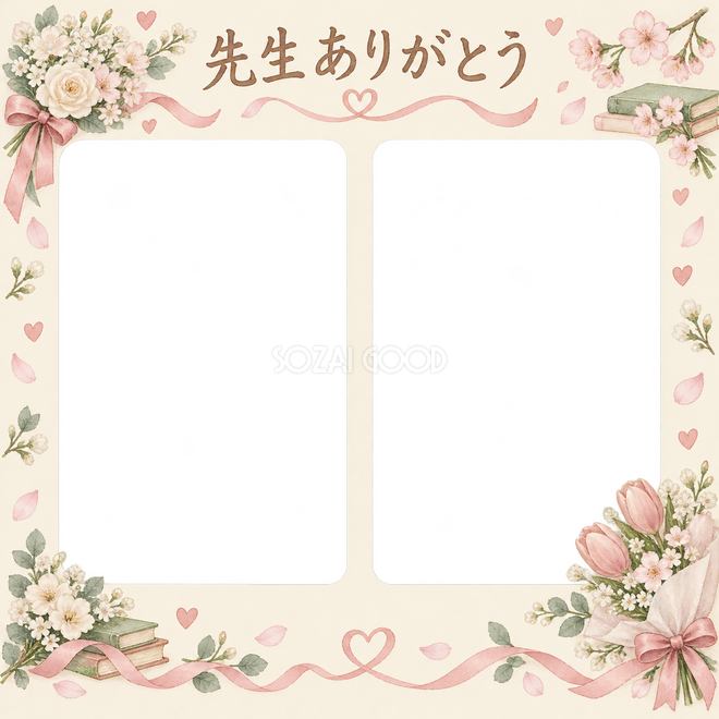 ふたつの思い出の卒園・卒業枠