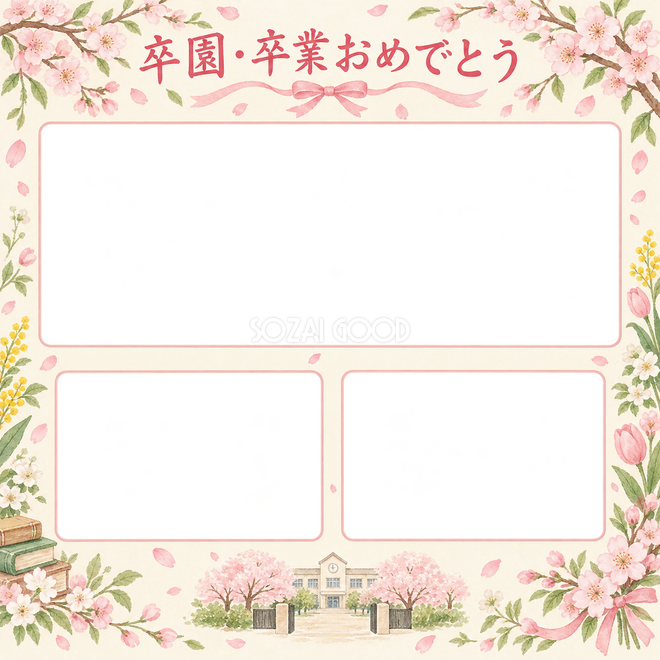 みんなの思い出の卒園・卒業枠